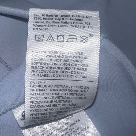 Athleta Salutation Stash Pocket II Cinch 7/8 Star Blue Extra Small NWOT - Picture 9 of 9